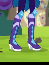 Size: 1536x2048 | Tagged: safe, screencap, rarity, equestria girls, g4, my little pony equestria girls: legend of everfree, boots, boots shot, clothes, cropped, crystal guardian, high heel boots, legs, pictures of legs, rock climbing, shoes, super ponied up