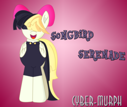 Size: 3502x2950 | Tagged: safe, artist:cyber-murph, songbird serenade, g4, my little pony: the movie, bangs, bow, clothes, cute, hair bow, high res, signature