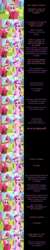 Size: 3448x17278 | Tagged: safe, artist:mlp-silver-quill, pinkie pie, princess cadance, alicorn, earth pony, pony, comic:pinkie pie says goodnight, g4, absurd resolution, canada, comic, crystal empire, duo, female, humor, joke, mare, mountie, noblewoman's laugh, parody, prank