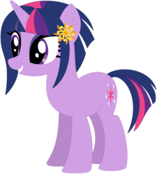 Size: 1024x1138 | Tagged: safe, artist:ra1nb0wk1tty, sunny flare, twilight sparkle, pony, unicorn, g4, equestria girls ponified, female, mare, ponified, recolor, simple background, solo, transparent background