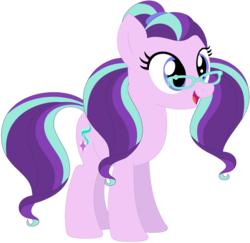 Size: 1024x994 | Tagged: safe, artist:ra1nb0wk1tty, starlight glimmer, sugarcoat, earth pony, pony, g4, equestria girls ponified, female, glasses, mare, ponified, recolor, simple background, solo, transparent background