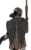 Size: 762x1246 | Tagged: safe, alternate version, artist:sythenmcswig, oc, oc only, oc:crafted sky, hippogriff, anthro, ak-47, assault rifle, camouflage, clothes, gas mask, gloves, gun, helmet, longcoat, looking away, male, mask, playerunknown's battlegrounds, rifle, shotgun, simple background, stallion, weapon