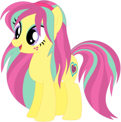 Size: 1024x1035 | Tagged: safe, artist:ra1nb0wk1tty, lemon zest, sour sweet, earth pony, pony, g4, equestria girls ponified, female, mare, ponified, recolor, simple background, solo, transparent background