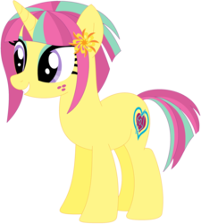 Size: 1024x1138 | Tagged: safe, artist:ra1nb0wk1tty, sour sweet, sunny flare, pony, unicorn, g4, equestria girls ponified, female, mare, ponified, recolor, simple background, solo, transparent background