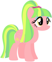 Size: 1024x1218 | Tagged: safe, artist:ra1nb0wk1tty, lemon zest, sour sweet, pegasus, pony, g4, equestria girls ponified, female, mare, ponified, recolor, simple background, solo, transparent background