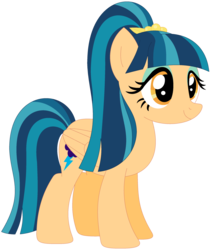 Size: 1024x1218 | Tagged: safe, artist:ra1nb0wk1tty, indigo zap, sour sweet, pegasus, pony, g4, equestria girls ponified, female, mare, ponified, recolor, simple background, solo, transparent background