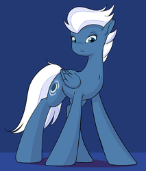 Size: 1280x1499 | Tagged: safe, artist:replacer808, night glider, pegasus, pony, g4, low angle, simple background, standing