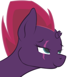 Size: 319x364 | Tagged: safe, artist:ray-frost, fizzlepop berrytwist, tempest shadow, g4, my little pony: the movie, bust, simple background, transparent background