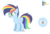 Size: 730x490 | Tagged: safe, artist:electricaldragon, oc, oc only, oc:skylar, pegasus, pony, female, mare, offspring, parent:rainbow dash, parent:soarin', parents:soarindash, rainbow hair, reference sheet, simple background, solo, transparent background