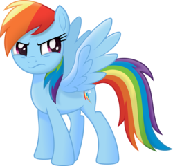 Size: 4000x3847 | Tagged: safe, artist:negatif22, rainbow dash, pegasus, pony, daring done?, g4, female, mare, movie accurate, simple background, solo, transparent background, vector