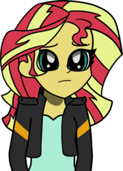Size: 896x1245 | Tagged: safe, artist:somedrawer, sunset shimmer, human, equestria girls, g4, clothes, female, simple background, solo, transparent background