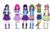 Size: 800x600 | Tagged: safe, artist:sarahfaded510, applejack, fluttershy, pinkie pie, rainbow dash, rarity, twilight sparkle, human, equestria girls, g4, alternate hairstyle, boots, clothes, cowboy hat, denim skirt, female, hat, humanized, kisekae, mane six, peace sign, pleated skirt, shoes, simple background, skirt, socks, stetson, transparent background