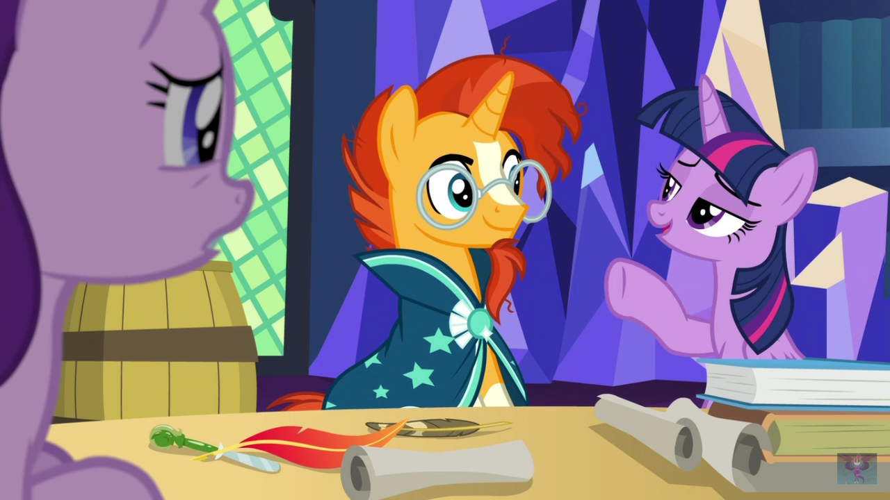 1562167 - alicorn, barrel, book, safe, screencap, starlight glimmer,  sunburst, twilight sparkle, twilight sparkle (alicorn), uncommon bond -  Derpibooru
