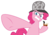 Size: 7040x4926 | Tagged: safe, artist:jhayarr23, pinkie pie, earth pony, pony, g4, secrets and pies, absurd resolution, deerstalker, detective, female, hat, mare, pipe, sherlock holmes, sherlock pie, simple background, solo, transparent background, underhoof, vector