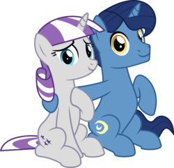 Size: 5637x5440 | Tagged: safe, artist:jhayarr23, night light, twilight velvet, pony, unicorn, g4, once upon a zeppelin, absurd resolution, couple, female, husband and wife, male, mare, ship:nightvelvet, shipping, simple background, stallion, straight, transparent background, vector