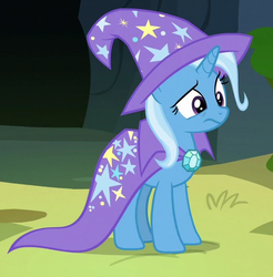 Size: 512x520 | Tagged: safe, screencap, trixie, g4, to change a changeling, female, solo