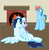 Size: 925x937 | Tagged: safe, artist:kookiebeatz, cloudchaser, rainbow dash, soarin', pony, g4, crying, female, fireplace, implied infidelity, implied shipping, implied soarindash, implied straight, male, ship:soarindash, shipping, shocked, soarinchaser, straight