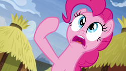 Size: 1280x720 | Tagged: safe, screencap, pinkie pie, earth pony, pony, g4, not asking for trouble, female, mare, solo