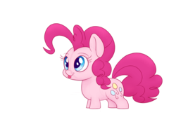Size: 1800x1200 | Tagged: safe, artist:heir-of-rick, pinkie pie, earth pony, pony, g4, cute, female, ponk, short legs, simple background, solo, tongue out, transparent background