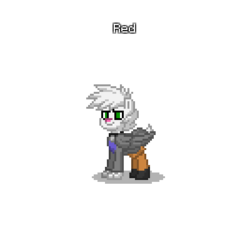 Size: 400x400 | Tagged: safe, pony, rabbit, pony town, clothes, crossover, furry, redmond, whiplash (2003)