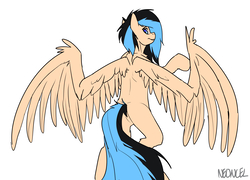 Size: 2400x1727 | Tagged: safe, artist:neoncel, oc, oc only, pegasus, pony, solo
