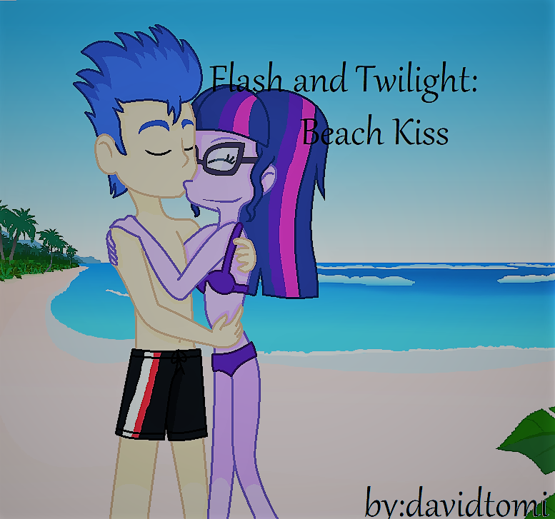 my little pony princess twilight sparkle and flash sentry kiss