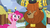 Size: 1280x720 | Tagged: safe, screencap, pinkie pie, prince rutherford, earth pony, pony, yak, g4, my little pony: friendship is magic, not asking for trouble, crown, duo, ear piercing, earring, female, horn, horn ring, hut, jewelry, male, mare, piercing, regalia