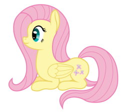 Size: 3168x2846 | Tagged: safe, artist:mfg637, fluttershy, pegasus, pony, g4, female, high res, mare, prone, simple background, solo, transparent background, vector