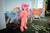 Size: 2048x1365 | Tagged: safe, pinkie pie, rainbow dash, rarity, twilight sparkle, alicorn, pony, g4, my little pony: the movie, cinema, clothes, cosplay, costume, estonia, estonian, irl, photo, ponysuit, poster, theater, twilight sparkle (alicorn)