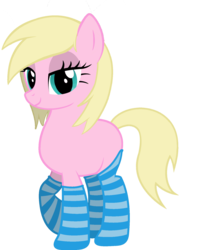 Size: 1542x1897 | Tagged: safe, artist:lucky stone, oc, oc only, oc:mistress amy rose, earth pony, pony, clothes, female, mare, simple background, socks, solo, striped socks, transparent background