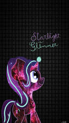Size: 750x1334 | Tagged: safe, artist:doct0rnop3, starlight glimmer, pony, unicorn, g4, female, galaxy, mare, smiling, solo