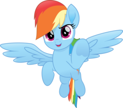 Size: 5031x4439 | Tagged: safe, artist:jhayarr23, rainbow dash, pegasus, pony, g4, my little pony: the movie, absurd resolution, cute, dashabetes, female, flying, movie accurate, simple background, solo, transparent background, underhoof, vector
