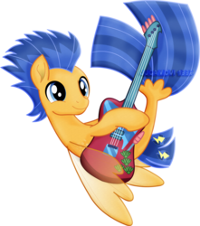 Size: 1600x1811 | Tagged: safe, artist:jucamovi1992, flash sentry, seapony (g4), g4, my little pony: the movie, cute, diasentres, electric guitar, guitar, male, movie accurate, musical instrument, seaponified, seapony flash sentry, simple background, smiling, solo, species swap, transparent background, vector, watermark
