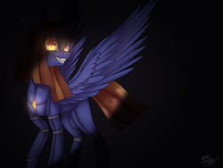 Size: 5200x3900 | Tagged: safe, artist:midnightdream123, pegasus, pony, robot, robot pony, absurd resolution, female, mare, solo
