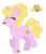 Size: 1229x1433 | Tagged: safe, artist:strawberry-spritz, oc, oc only, crack shipping, cutie mark, one eye closed, parent:derpy hooves, parent:sugar belle, parents:sugarhooves, raised hoof, shipping, tongue out, weird ship wednesday, wink, youtube link