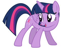 Size: 6648x5151 | Tagged: safe, artist:estories, twilight sparkle, alicorn, pony, g4, absurd resolution, female, mare, simple background, solo, transparent background, twilight sparkle (alicorn), vector