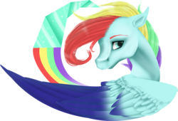 Size: 2965x2013 | Tagged: safe, artist:oneiria-fylakas, oc, oc only, oc:midnight prism, pegasus, pony, bust, female, high res, mare, portrait, simple background, solo, transparent background