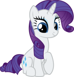 Size: 1238x1296 | Tagged: safe, artist:burdo49, derpibooru exclusive, rarity, pony, unicorn, forever filly, g4, .svg available, female, mare, raised hoof, simple background, sitting, smiling, solo, svg, transparent background, vector