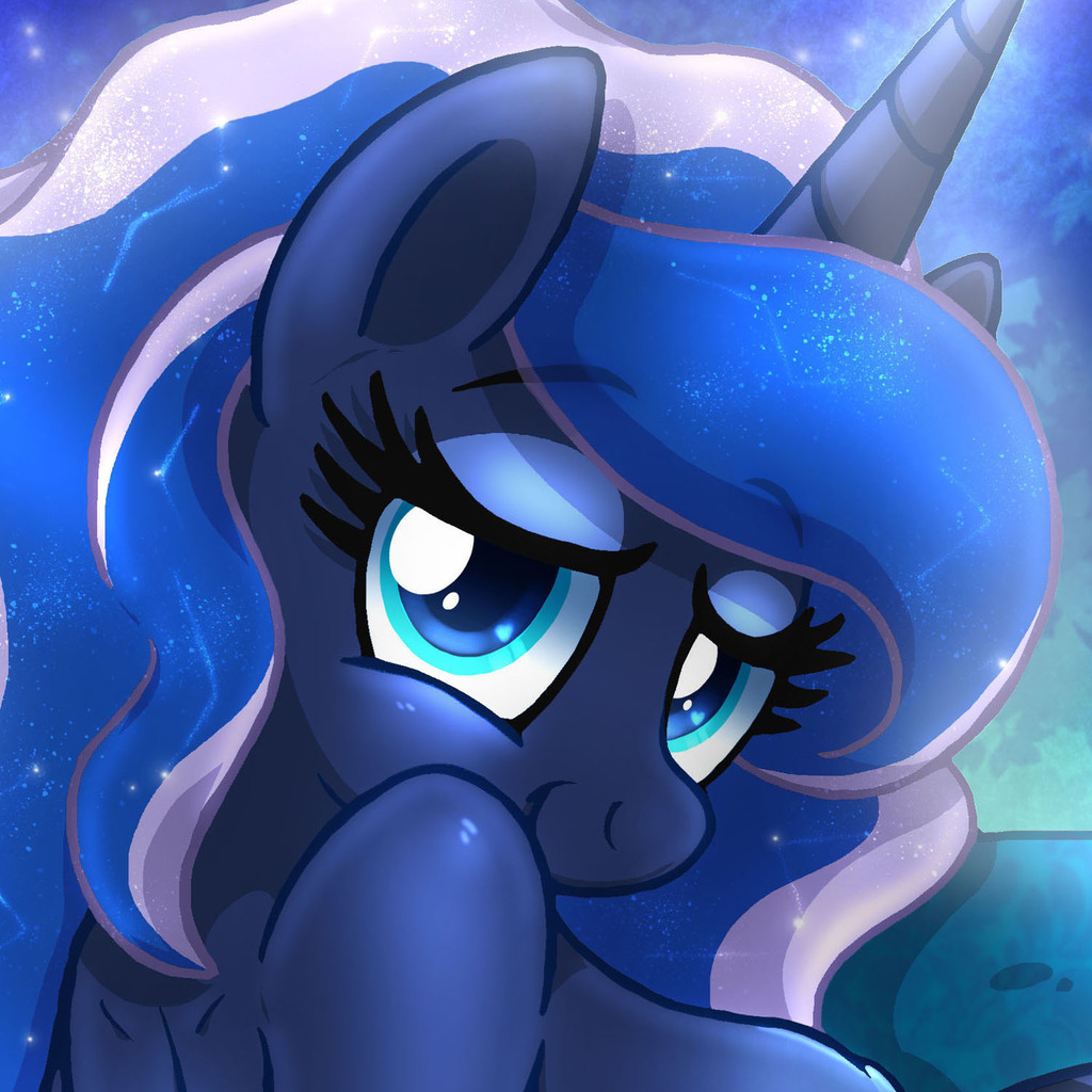 Swedish snus Princess Luna anthro 3d Pip Squeak pov -futanari gif.