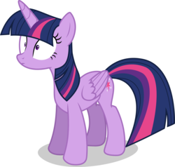 Size: 4098x3905 | Tagged: safe, artist:tomfraggle, twilight sparkle, alicorn, pony, g4, once upon a zeppelin, absurd resolution, female, mare, shrunken pupils, simple background, solo, startled, transparent background, twilight sparkle (alicorn), vector