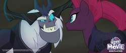 Size: 2048x858 | Tagged: safe, screencap, storm king, tempest shadow, g4, my little pony: the movie