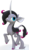 Size: 558x960 | Tagged: safe, artist:maximum-124, oleander (tfh), classical unicorn, pony, unicorn, them's fightin' herds, 3d, blender, cloven hooves, community related, female, horn, leonine tail, long horn, raised hoof, simple background, solo, transparent background, unshorn fetlocks