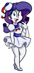 Size: 1912x4100 | Tagged: safe, artist:befishproductions, rarity, equestria girls, g4, clothes, cosplay, costume, cute, female, ghostbusters, lipstick, raribetes, rarity is a marshmallow, simple background, solo, stay puft marshmallow girl, stay puft marshmallow man, stay puft marshmallow mare, transparent background