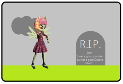 Size: 550x374 | Tagged: safe, artist:humberto2000, sunny flare, equestria girls, g4, funeral, rest in peace