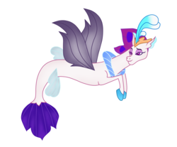 Size: 3200x2650 | Tagged: safe, artist:smallbluetiger, queen novo, seapony (g4), g4, my little pony: the movie, female, high res, simple background, solo, transparent background