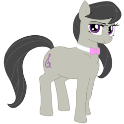 Size: 1500x1500 | Tagged: safe, artist:aerthmanolo, octavia melody, earth pony, pony, g4, bowtie, female, looking at you, mare, simple background, smiling, solo, transparent background