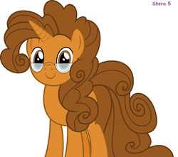 Size: 5040x4464 | Tagged: safe, artist:shera5, oc, oc only, oc:thomasseidler, oc:thomastheautisticunicorn, pony, unicorn, g4, it isn't the mane thing about you, absurd resolution, alternate hairstyle, beautiful, curly hair, cute, fluffy, glasses, looking at you, poofy pie, poofy thomas, smiling, thomas