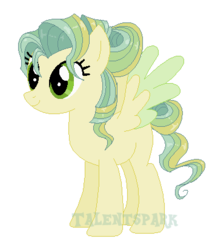 Size: 365x412 | Tagged: safe, artist:talentspark, oc, oc only, pegasus, pony, female, mare, simple background, solo, transparent background