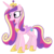 Size: 940x940 | Tagged: safe, artist:j-pinkie, princess cadance, alicorn, pony, g4, concave belly, crown, female, folded wings, hoof shoes, jewelry, mare, ms paint, open mouth, regalia, simple background, slender, solo, thin, tiara, transparent background, vector, wings