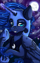 Size: 3300x5100 | Tagged: safe, artist:serenity, nightmare moon, princess luna, alicorn, pony, g4, absurd resolution, clothes, costume, cute, female, halloween, holiday, magic, mare, moon, night, nightmare night, nightmare night costume, pretty, solo